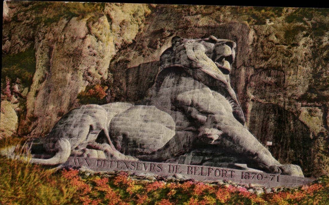 Paris 14 - The Lion of Belfort - Work of Bartholdi - CPA