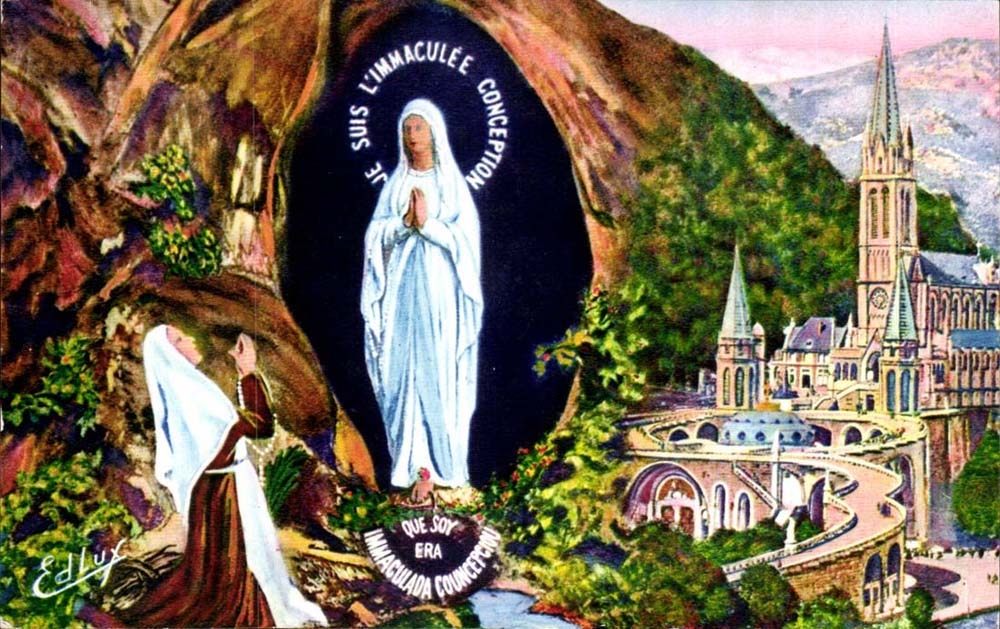 Lourdes - the Basilica and Appearance - CPA