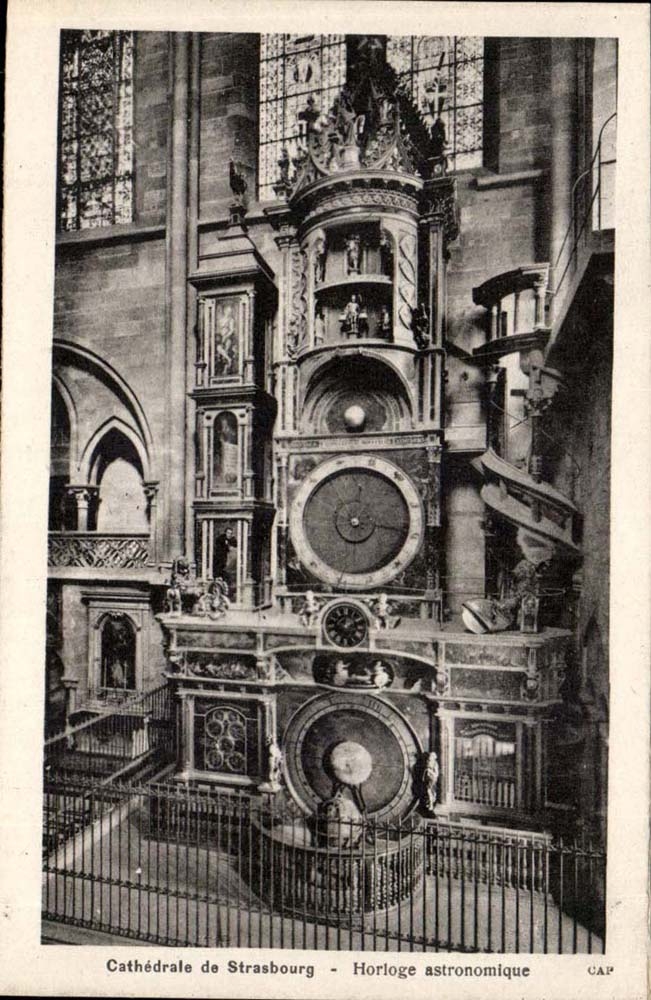 Strasbourg - Strassburg - Astronomical Cathedral Clock CPA
