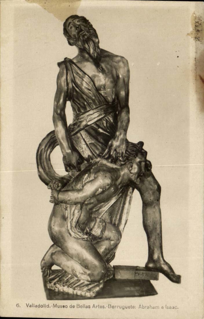 Arts - Sculptures - Abraham E Isaac - valadolid Museo de Belas Artes - Italy - Italy - CPA