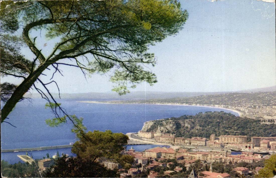 Nice - View of Mayenne Cornice - CPA