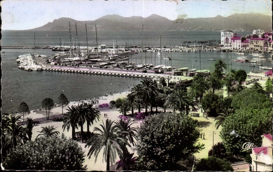 Cannes - the Public garden - CPA