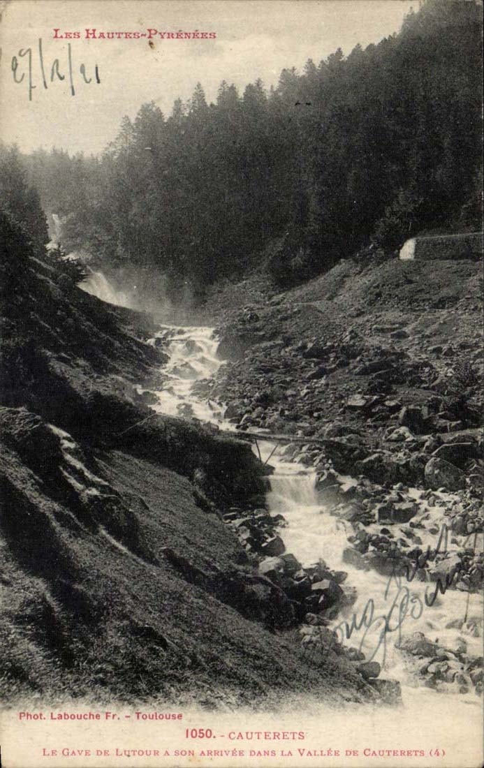 Cauterets - der Keller von Letour hat seine Ankunft im Tal CPA