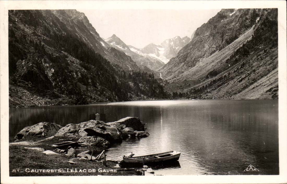 Cauterets - der See Gaubs- CPA
