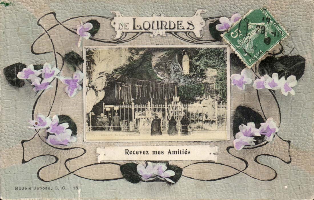 Lourdes - Receive my friendships - CPA