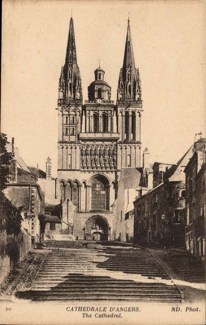 Angers - the Cathedral - CPA
