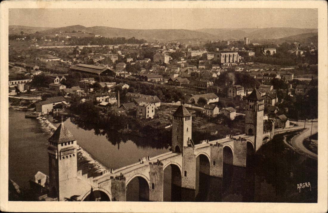 Cahors - the Valente Bridge - CPA