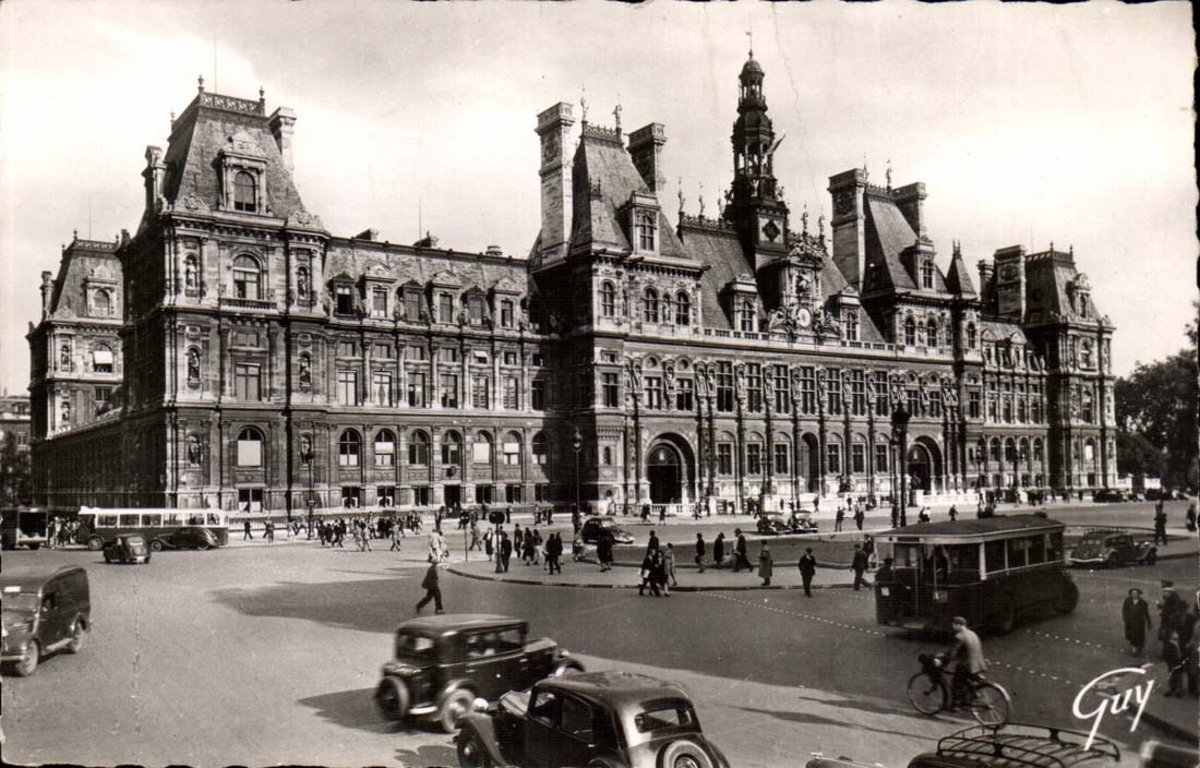 CPSM Paris L'hotel de ville