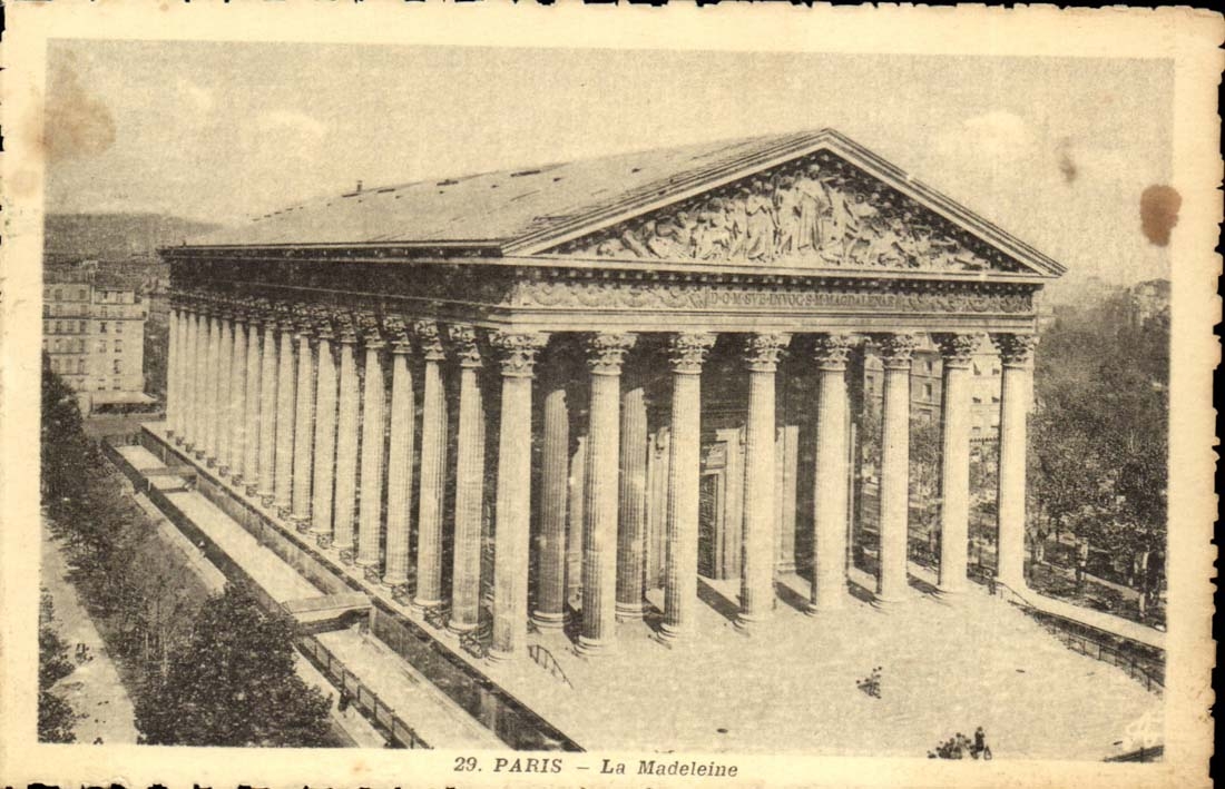 CPA Paris the madeleine