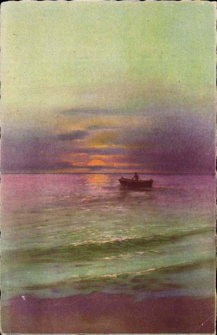 Italy - Italy - boat - produzione italiana - CPA