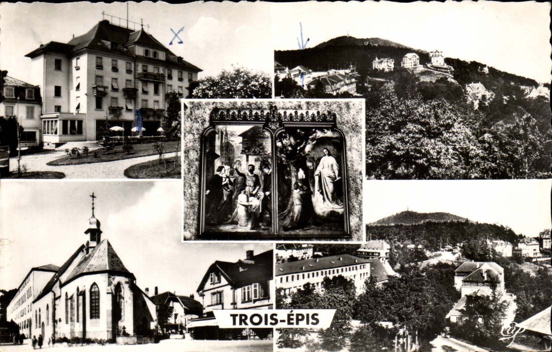 Three Ears - Souvenir - CPA