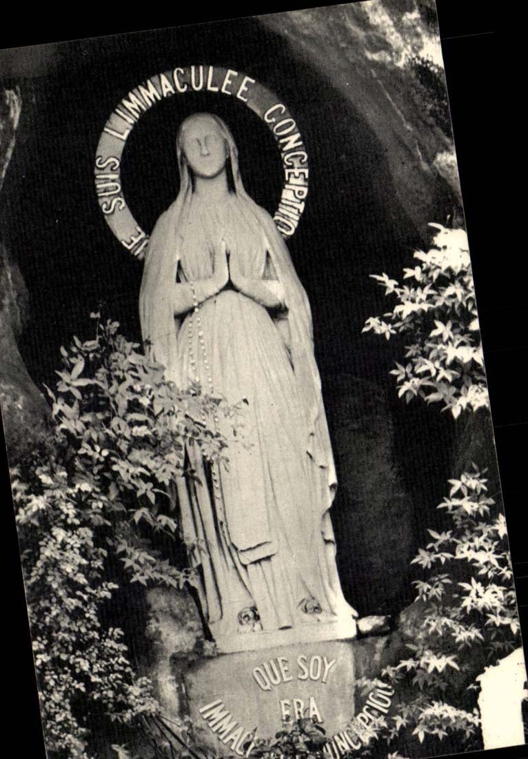 Lourdes - the Virgin - CPA