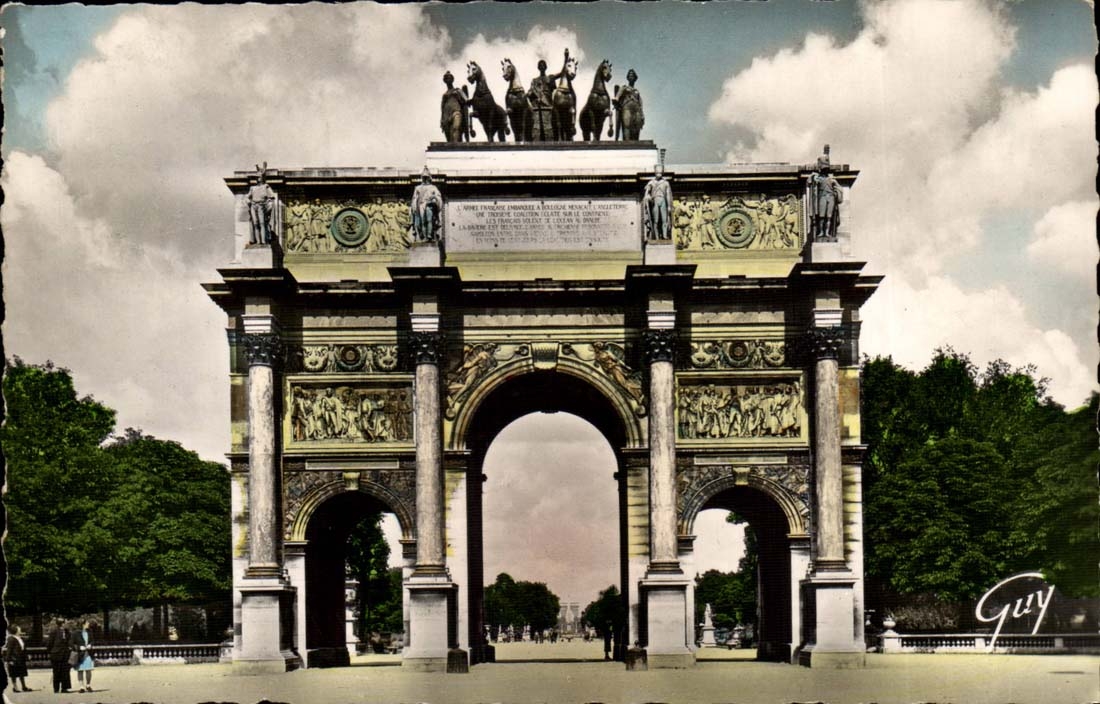 Paris - 1 Arc de Triomphe du Carrousel CPA