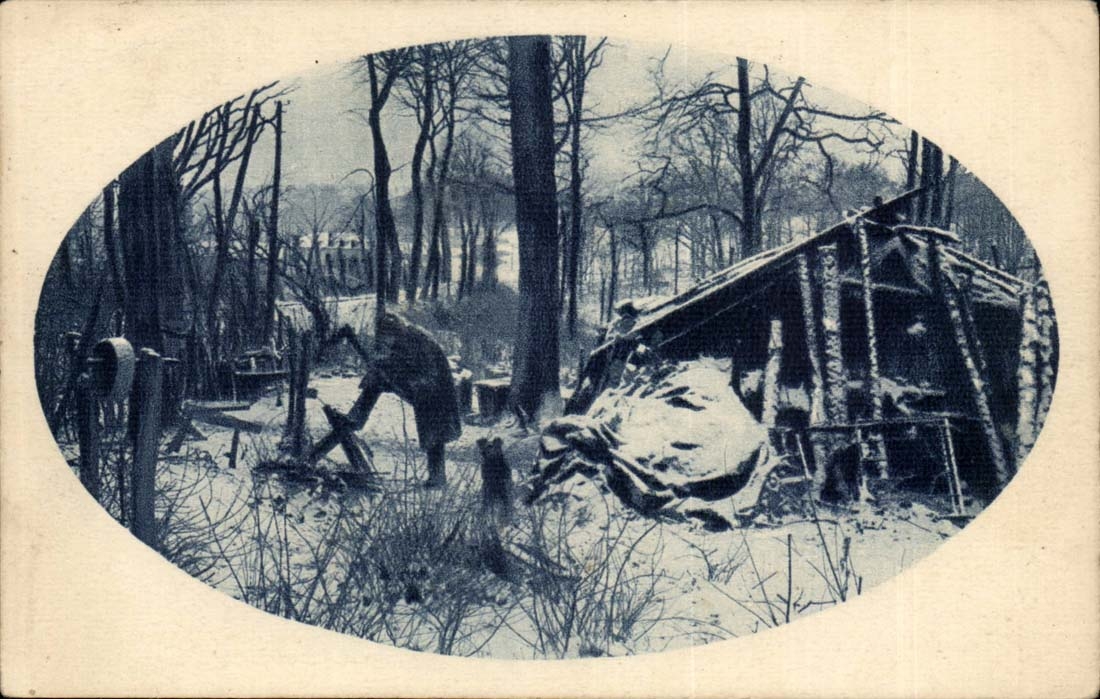 Fantasy - Man Logger - Woodcutter - CPA