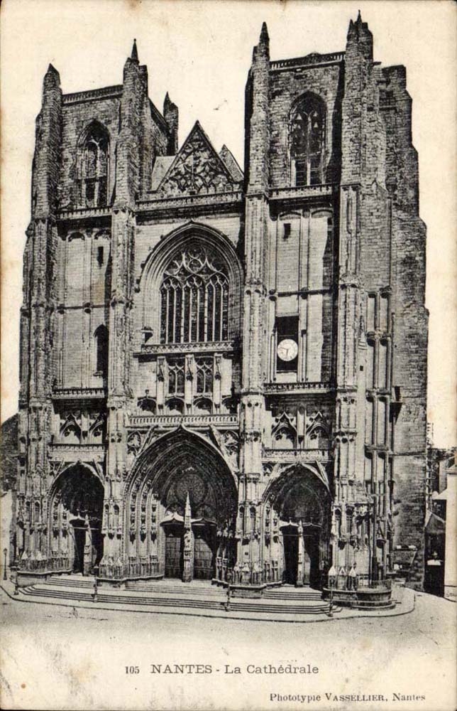 Nantes CPA the cathedral