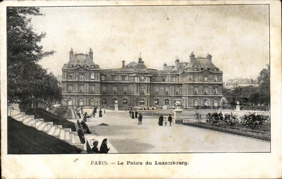 Paris CPA the palate of Luxembourg