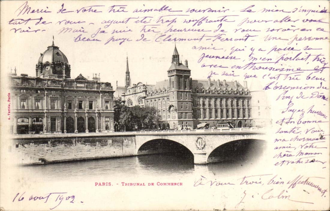 Paris CPA TRibunal de Commerce Palais de Justice et Conciergerie