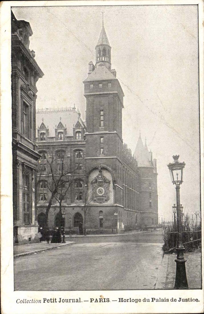 Paris CPA Horloge du palais de Justice