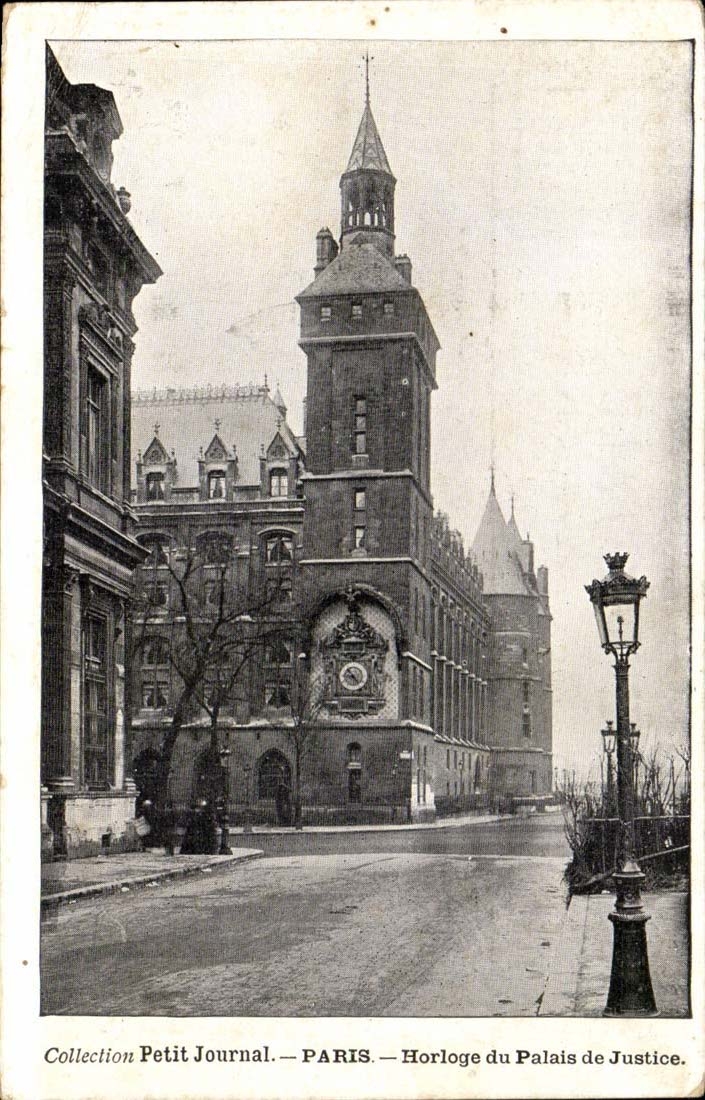 Paris CPA Horloge du palais de Justice
