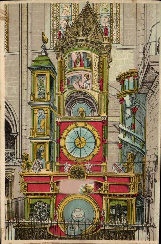 CHART HAS SYSTEM CPA astronomical Strasbourh Horloge RaRe