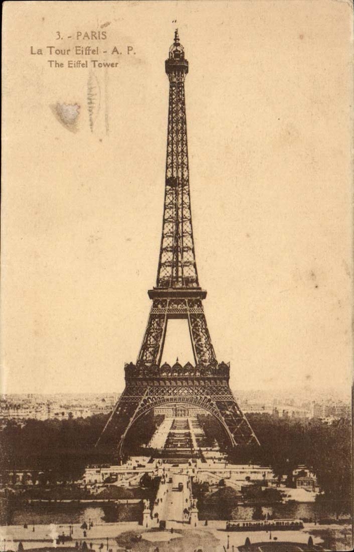 Paris CPA Tour Eiffel 