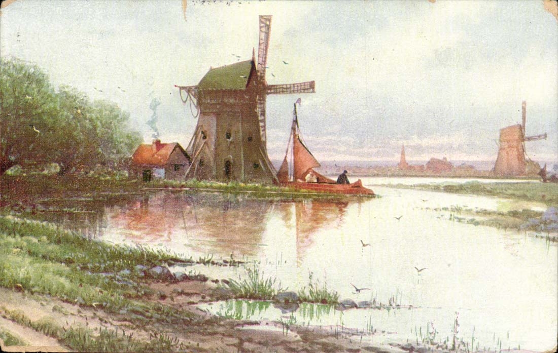 CPA Fantaisie Moulin Mill