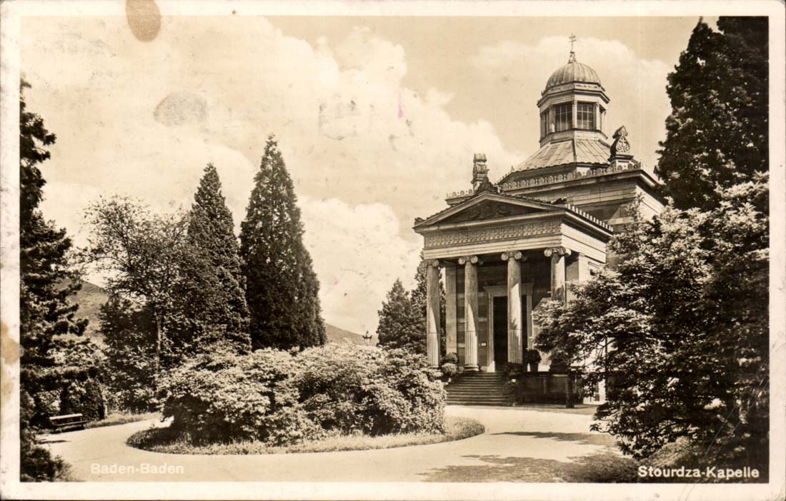 Germany CPA Baden Baden Stourdza Vault