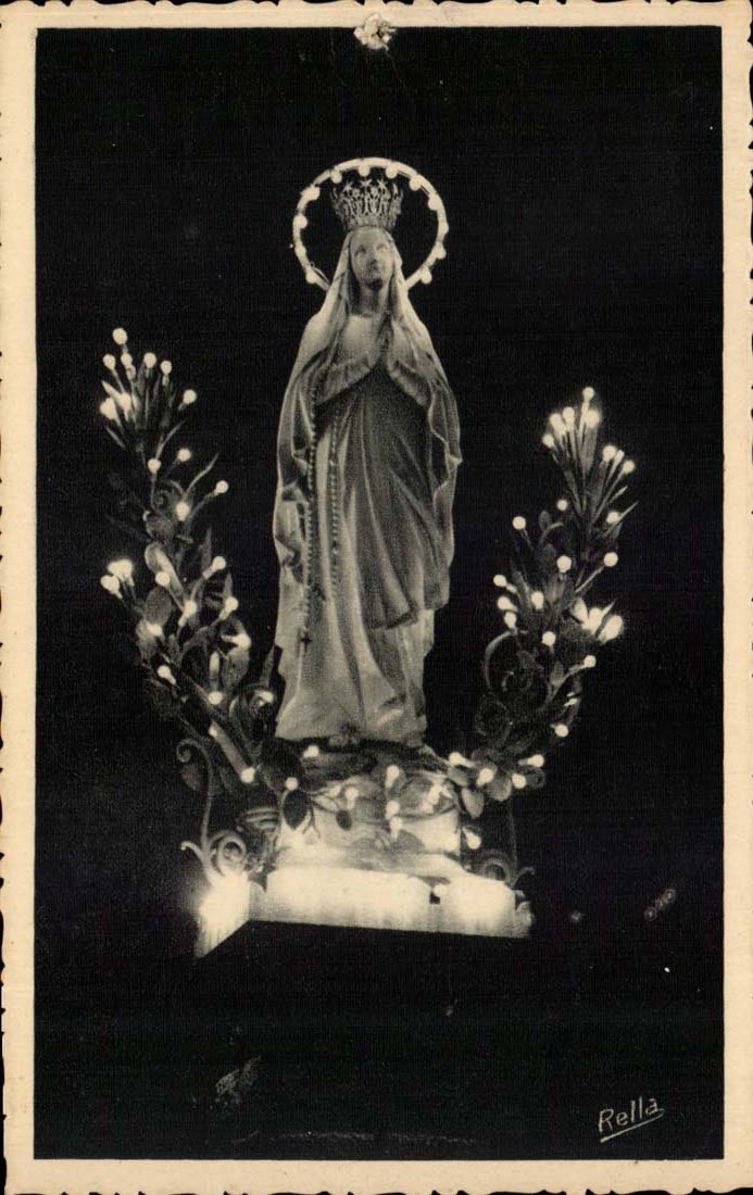 Lourdes CPA the virgin couronnee illuminee