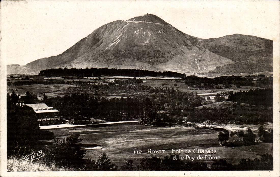 Royat CPA Golf of Charade and Puy de Dome