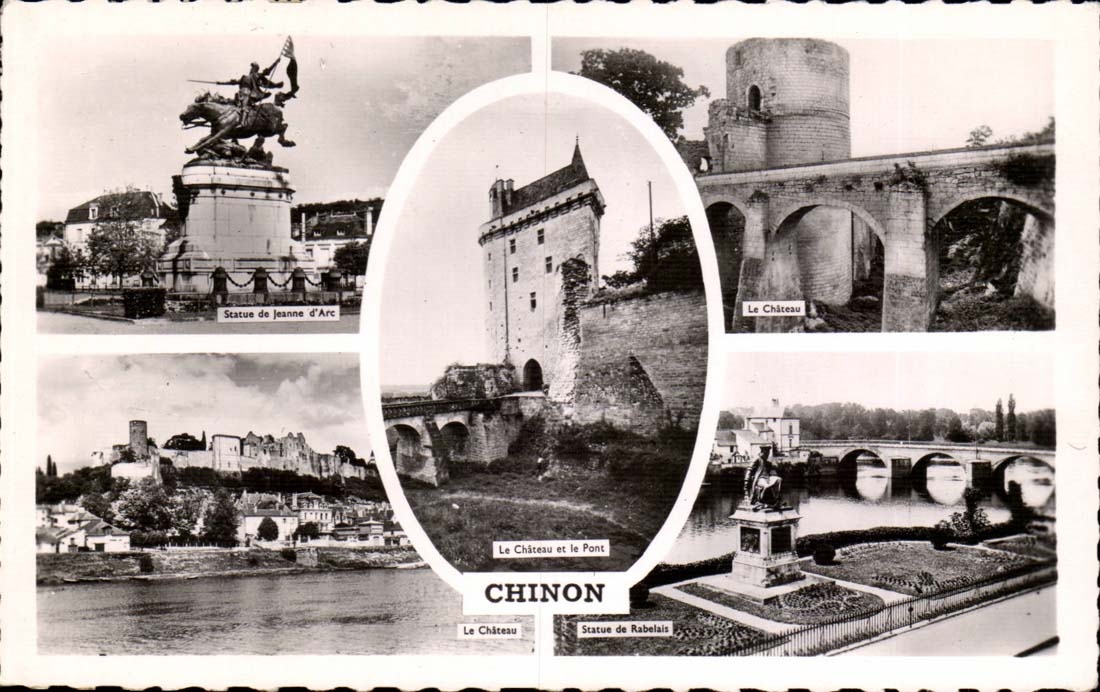 Chinon CPA Jeanne des Bogen Rabelais Schlosses