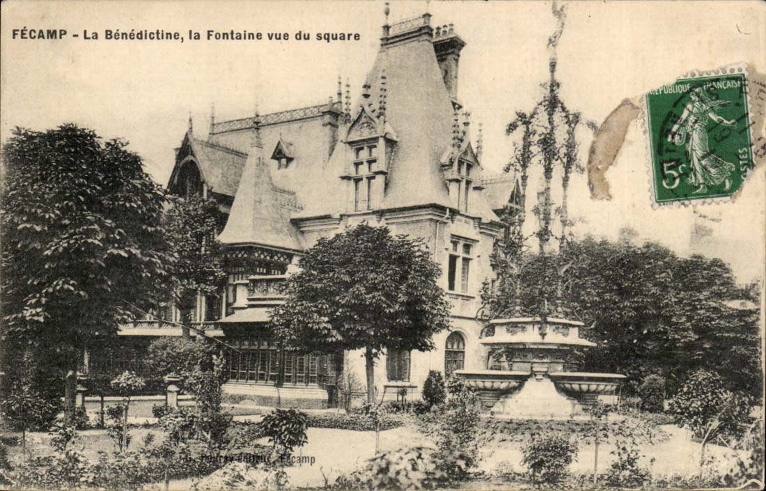 Fecamp CPA Benediktiner der Brunnen gesehen vom allgemeinen Garten