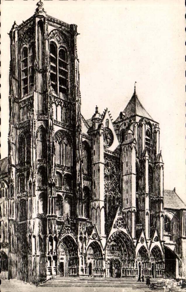 Bourges CPA the cathedral