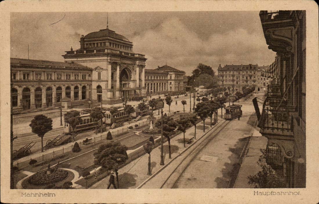 Germany Mannheim CPA Hauptbahnhof