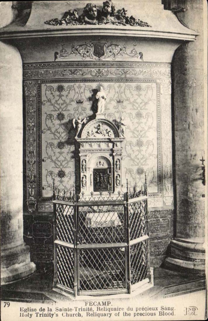 FEcamp CPA Kirche Sainte des Dreiheit reliquaire des unschatzbaren Bluts