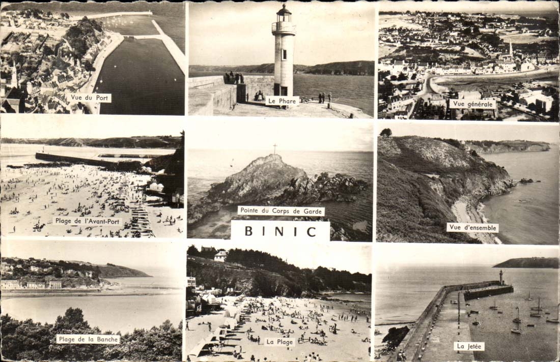 Binic CPA Phare Lighthouse places thrown