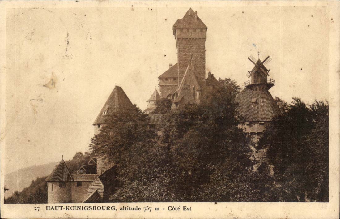 High Koenigsbourg CPA Altitude 757m East coast