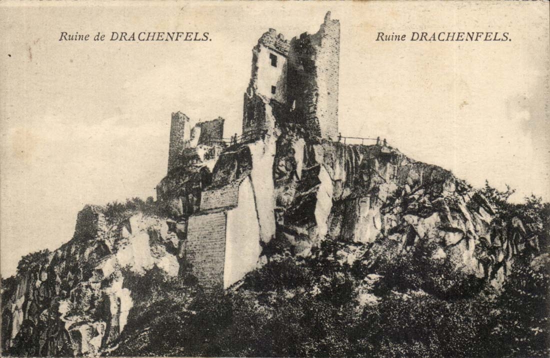 CPA Ruins of Drachenfels