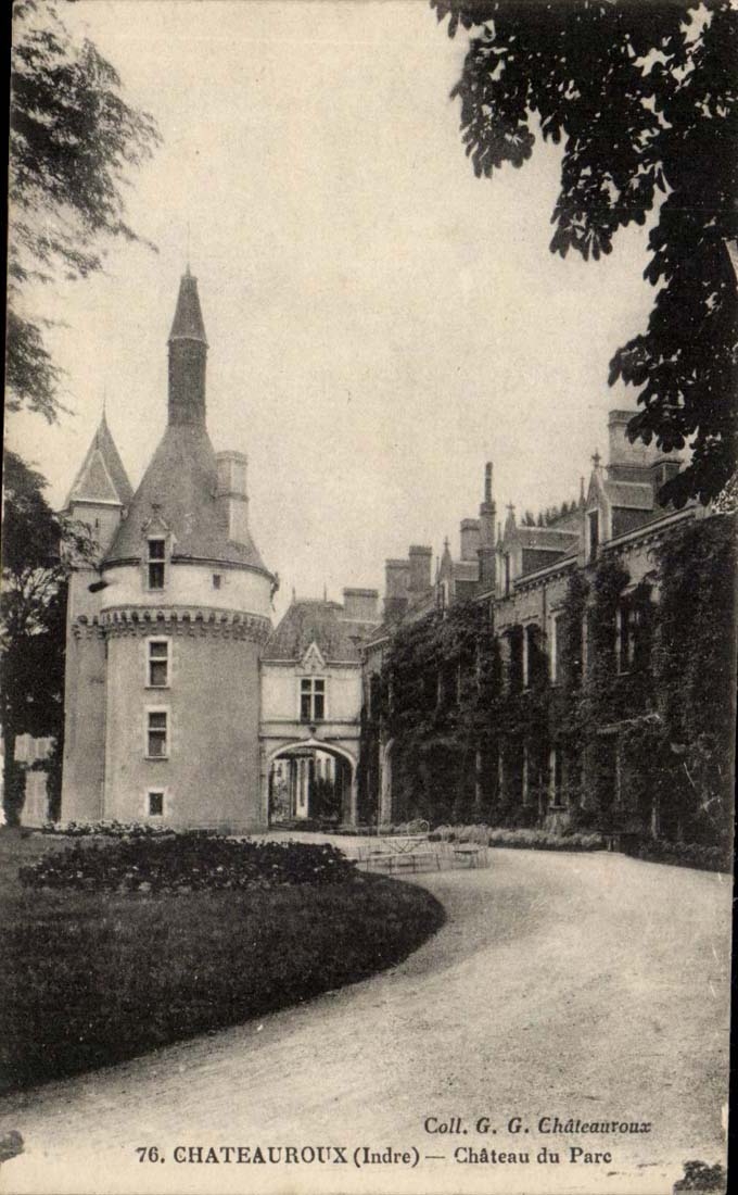 Schloss Chateauroux-CPA des Parks