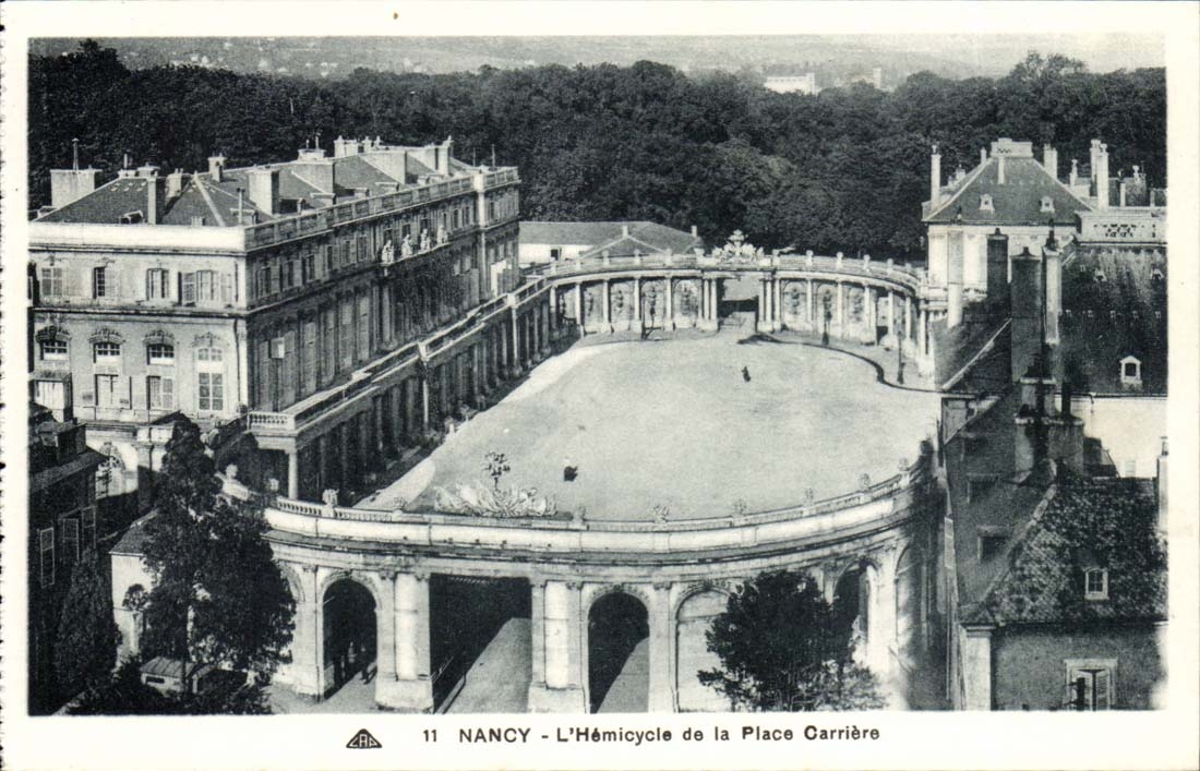 Nancy CPA L'hemicycle de la place Carriere