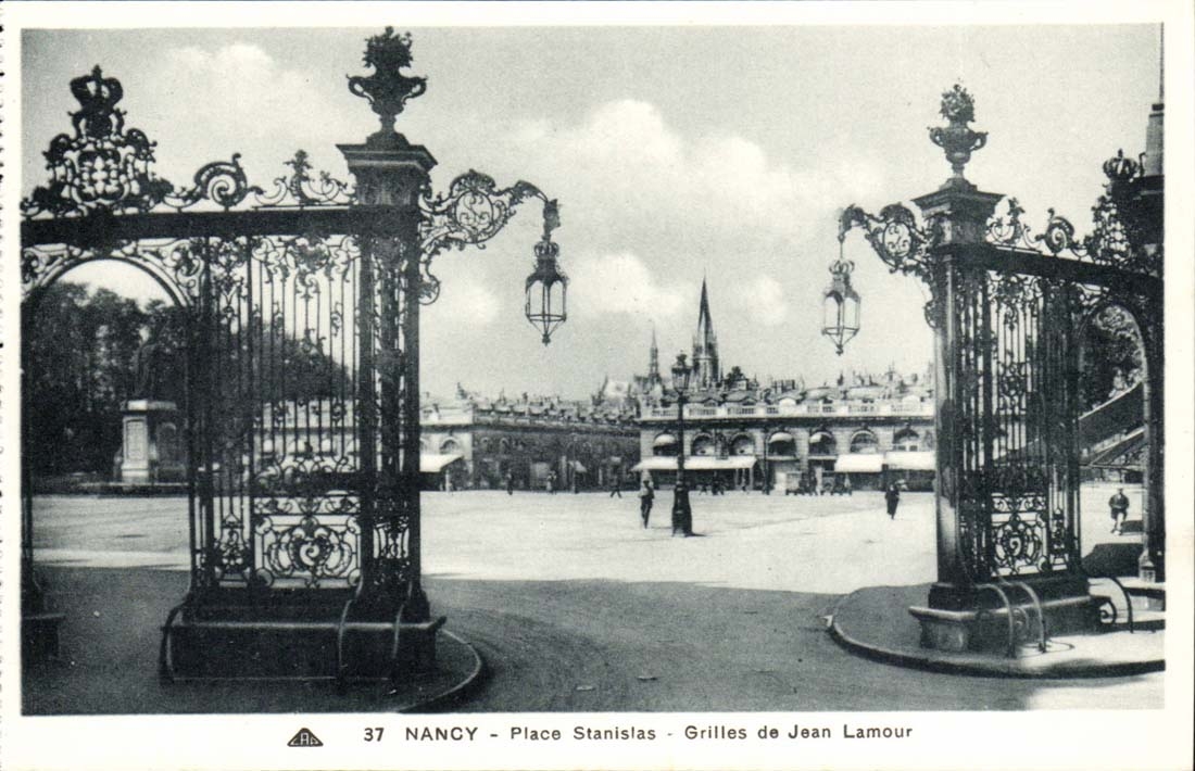 Nancy CPA Place Stanislas GRilles de Jean Lamour