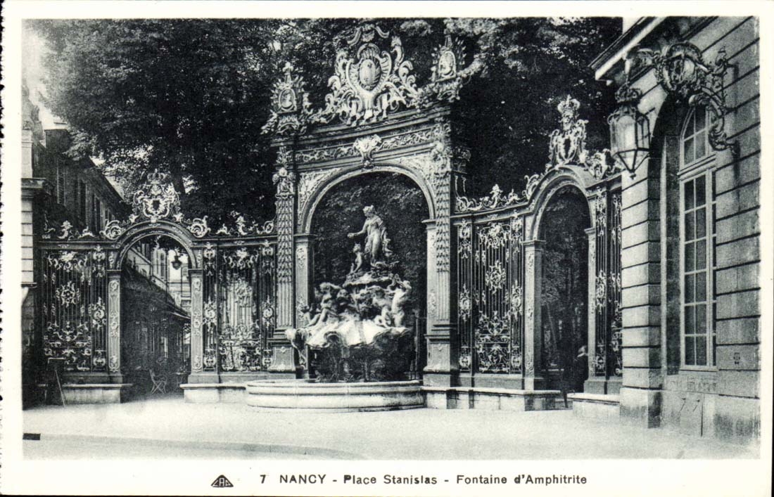 Nancy CPA Place Stanislas Fontaine d'Amphritite