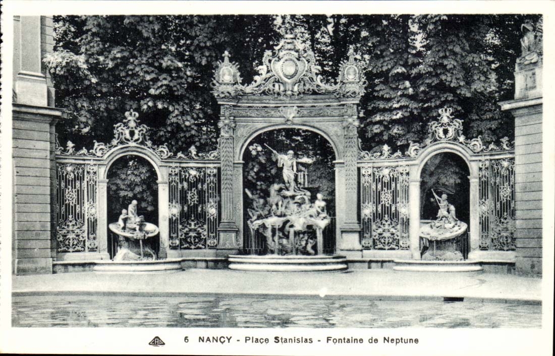 Nancy CPA Place Stanislas Fontaine de Neptune