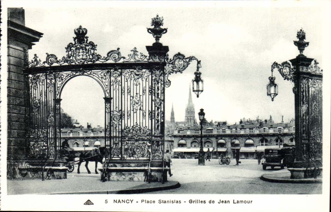 Nancy CPA Place Stanislas Grilles de Jean Lamour