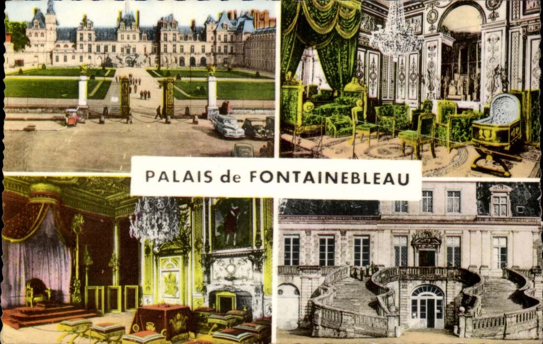 MODERN CARD Palate of Fontainebleau