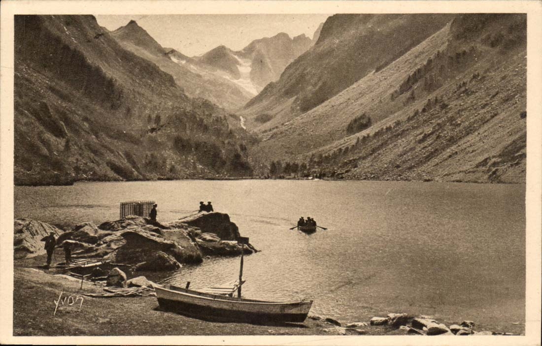 Umlagerungen von Cauterets CPA See Gaube