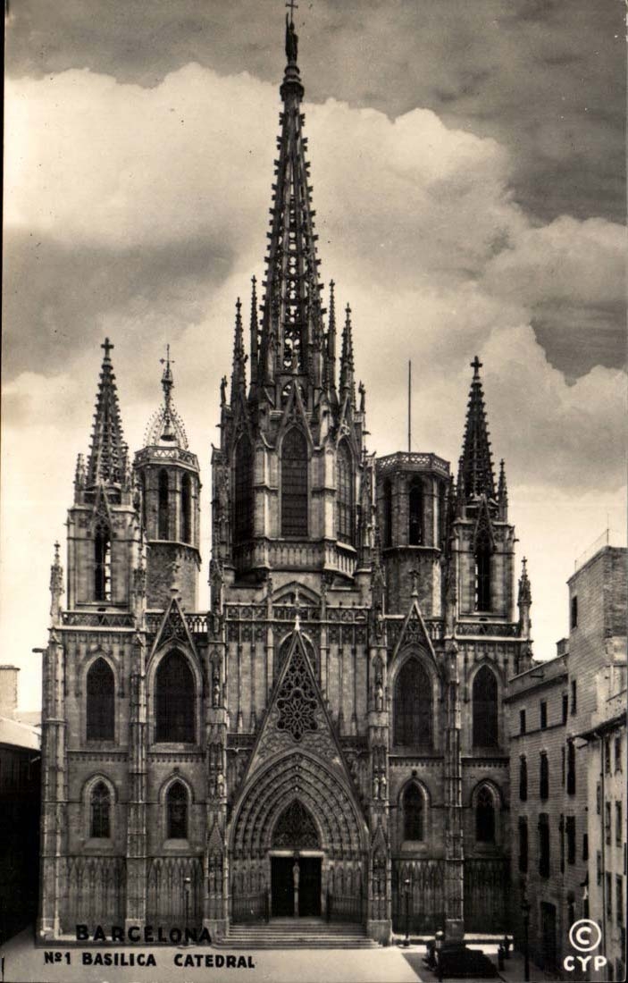 Spain Spain Espana Barcelona CPA Basilica catedral