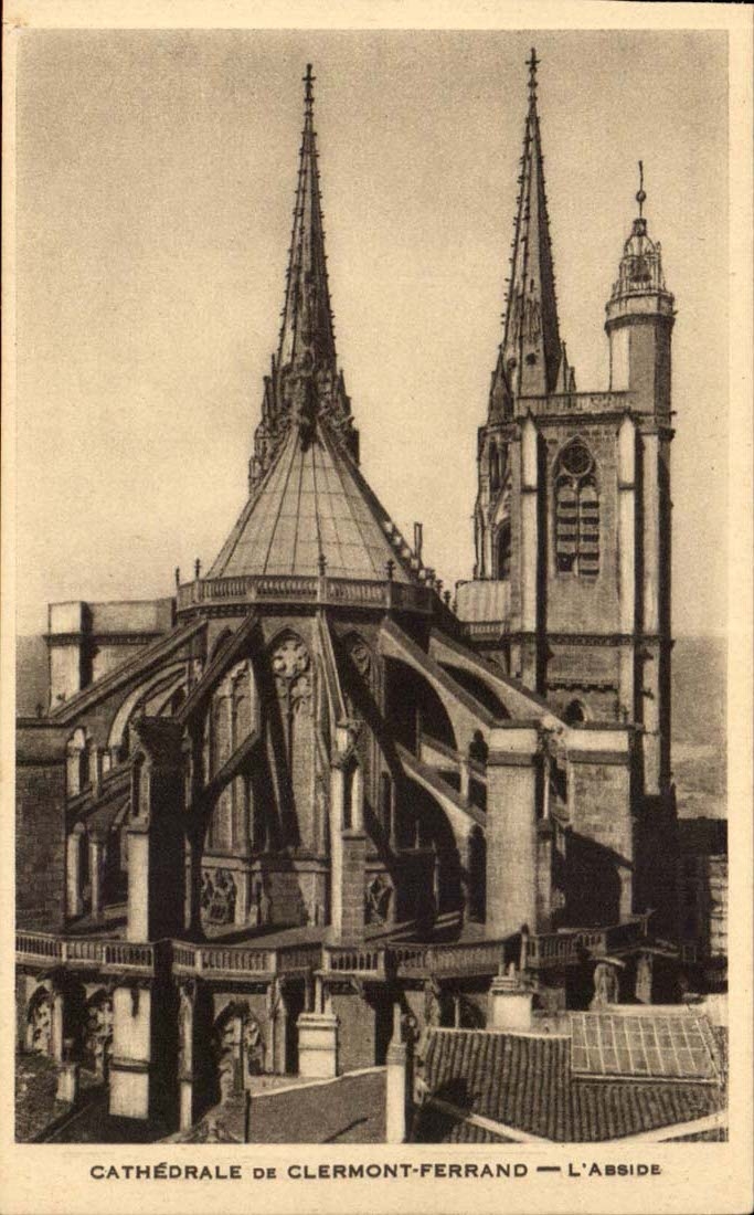 Clermont Ferrand CPA Cathedral the apse