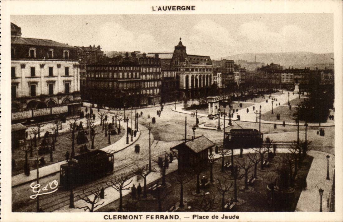 Clermont Ferrand CPA Places of Jaude