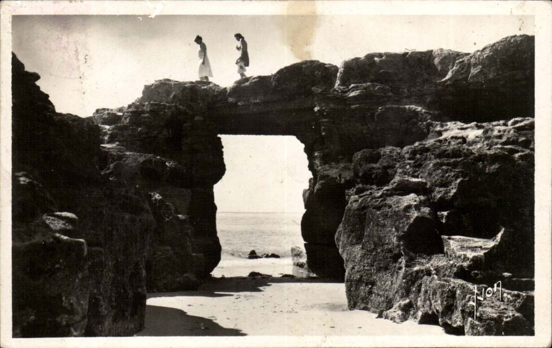 Saint Gaumen auf Meer CPA die Brucke des Teufels