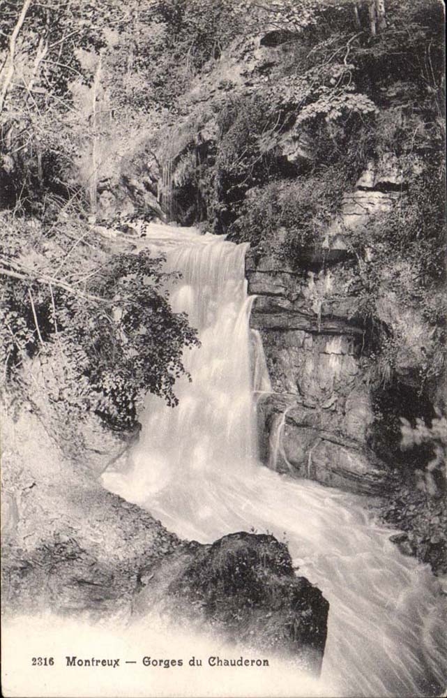 suisse Montreux CPA Gorges du Chauderon
